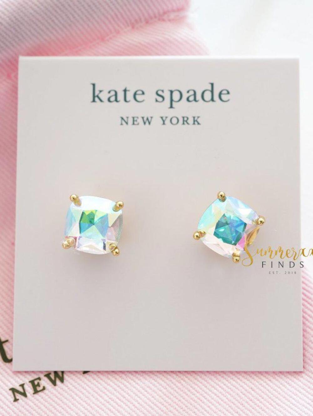 Kate Spade Mini Small Square Studs Earrings